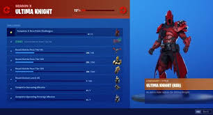 1600x900 red knight fortnite wallpapers>. Fortnite Season 10 Check Out The Crazy Tier 100 Skin And Special Challenges
