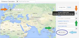 Sea Distance Calculator Marine Vessel Traffic