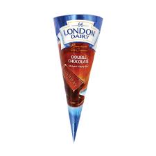 London dairy mini double black edition chocolate berry delight, white chocolate almond and double chocolate brownie. London Dairy Double Chocolate Ice Cream 140ml Mfgroupsa