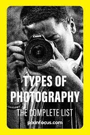 Types Of Photography The Complete List Pixinfocus Types Of Photography Exposure Photography Photography