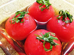 簡単 美味い 夏のトマト和風コンポート風の画像 トマト トマト レシピ レシピ