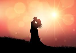 Image result for images lovers lying together silhouette