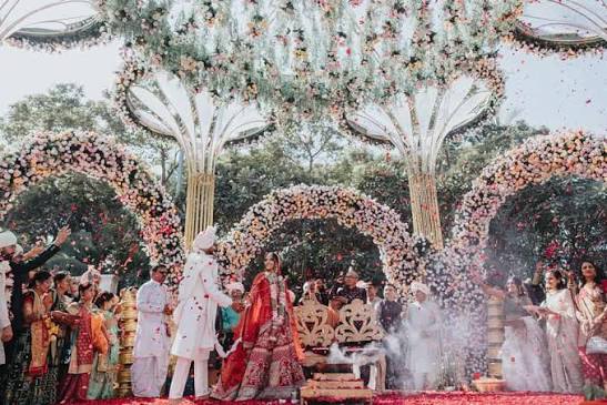 Wedding decoration at Club Platinum Resort