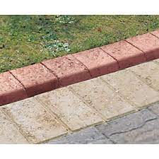 Saved by wickes brick garden edging path edging step edging edging ideas log roll edging coping stone flower bed edging paving slabs concrete color Marshalls Keykerb Smooth Edging Stone Pack Red 100 X 127 X 200mm 25 2m Wickes Co Uk