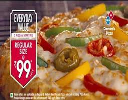 Domino's pizza order pizza delivery online food. Dominos Wednesday Offer Today Pizza Starting Rs 99 Extra 50 Off