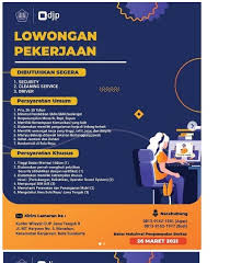 Kebutuhan kami akan karyawan baru begitu sangat dinamis dan di tentukan oleh permintaan dan kebutuhan para mitra kami. Lowongan Kerja Tenaga Honorer Djp Direktorat Jenderal Pajak Indonesia Tingkat Sma Smk Tahun 2021 Rekrutmen Lowongan Kerja Bulan Juli 2021