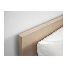 Malm High Bed Frame 4 Storage Boxes White Stained Oak Veneer Luroy Queen Ikea Malm Bed Frame High Bed Frame Bed Frame