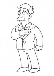 Top quality coloring sheets for free. Seymour Skinner Coloring Pages The Simpsons Coloring Pages Colorings Cc