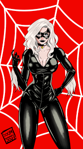 Hey everyone! Im an aspiring comic book artist and I drew Black Cat! Can  you guess some of my influences? : rMarvel