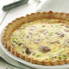 Mushroom Quiche Lorraine Recipe Quiche Lorraine Recipe Recipes Mushroom Quiche