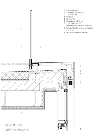 Pape Pape Architekten Dirk Krull Bruckenpark Mungsten Visitors Center Restaurant Haus Mungsten Attic Remodel Roof Detail Technical Architecture