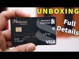 Compare standard chartered credit cards and find best card that matches your needs. Standard Chartered Patinum Rewards Credit Card Unboxing Full Details How To Apply Youtube