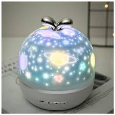Reactionnx Rechargeable Star Night Light Projector 6 Projector Films Night Projector 360 Degree Rotation Projector Light With Usb Cable For Baby Nursery Kid Room Decor Walmart Com Walmart Com