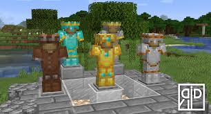 It works well for solo survival or some types of servers. Resource Pack Using Optifine I Was Able To Add Royal Armour Sets Alongside The Vanilla Sets Minecraft