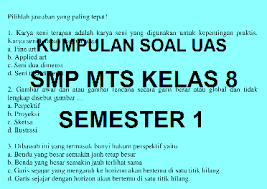 Soal Ulangan Bahasa Inggris Kelas 8 Semester 1 Kunci Dunia