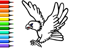 Ivanildosantos gambar garuda hitam putih sketsa gambar burung garuda terbaru sketsa gambar berikut ini adalah lambang dari pancasila negara indonesia bagi anak yang ingin mencari gambar sketsa gambar burung garuda 22 gambar burung elang paling keren koleksi gambar mewarnai. Drawing And Coloring Of Eagle Menggambar Dan Mewarnai Burung Elang Youtube