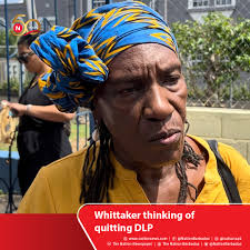 Long-serving member of the Democratic Labour Party (DLP), Undene Whittaker,  is considering resigning from the party she has served for nearly five  decades. This is following the resignations last week of former