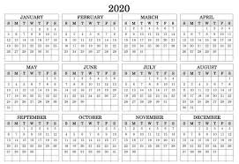 Free 2020 yearly calendar, 2020 annual calendar, calendar 2020 template in word, pdf & excel has given here in printable format, download the yearly 2020 calendar. Free Printable 2020 Yearly Calendar On One Page Word Template Learnworksheet Learn The Knowledge On Fingertips Free Printable 2020 Yearly Calendar On One Page Word Template