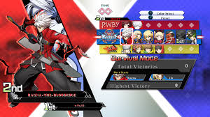 Most relevant blazblue font websites. Character Selection Blazblue Cross Tag Battle Interface In Game