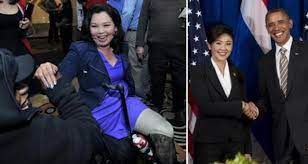 Illinois senator ladda tammy duckworth owns a great pair of legs. Thai American Wins Seat In Congress