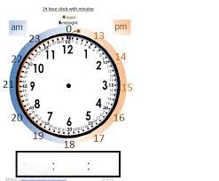 Teaching 24 Hour Clock Practical Pages 24 Hour Clock Clock Math Time