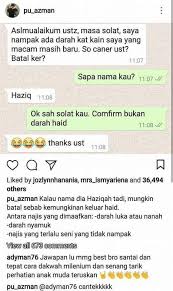 Check spelling or type a new query. Ustaz Boleh Ke Cium Kemaluan Isteri Respons Pu Azman Buat Netizen Pecah Perut Kongsi Tular Semasa Forum Cari Infonet