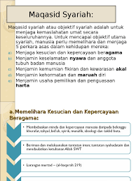 Business ecosystem in the maqasid. Maqasid Al Syariah Adalah