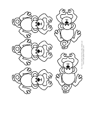 Five little monkeys coloring page. Template Monkey Coloring Pages 5 Little Monkeys Five Little Monkeys