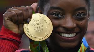 Women's gymnastics team for the tokyo olympics was announced on sunday and simone biles is leading the pack. Simone Biles Wears Patriotic Eyeliner At The 2016 Olympics Teen Vogue