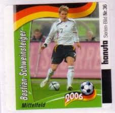 Born 1 august 1984) is a german former professional footballer who usually played as a central midfielder.earlier in his career, he primarily played as a wide midfielder.schweinsteiger is regarded as one of the greatest midfielders of all time, due to his tactical awareness, positioning, passing, tackling ability and. Meal Toy 36 Bastian Schweinsteiger Mittelfeld Stickers Germany Hanuta Wm 2006 Col Han 2006 0036