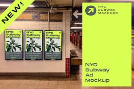 Nyc Subway Ad Mockup Nyc Subway Billboard Mockup Subway