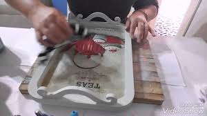 Pirinc Dekupaj Uygulama Ahsap Uzeri Diy Decupaj Work Youtube