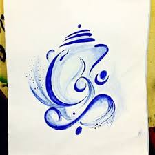 Instagram Ganpati Images Hd Wallpaper Black And White Ganesha Watercolor Instagram Ganesha Painting Ganesh Art Hindu Art