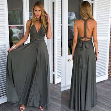 Women Evening Dress Convertible Multi Way Wrap Bridesmaid Formal Long Dresses Ebay Women S Evening Dresses Formal Prom Dresses Long Womens Cocktail Dresses