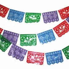 Mexican Cutout Banner Fiesta Party Decorations Mexican Fiesta Party Decorations Red And Blue Flag