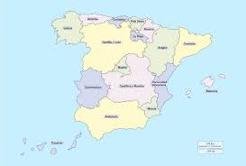 En esta entrada os dejo un listado y un mapa con las comunidades autónomas de españa (y sus respectivas capitales). Mapa De Espana Politico Fisico Mudo Comunidades