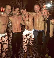 my new plaid pants: Orlando Bloom's Big Gay Birthday Party