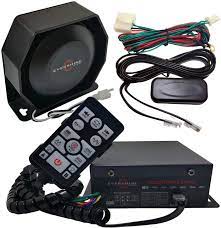 Amazon Com Evershine Signal 100w Police Siren And Speaker With Volume Adjustable Wired Pa System For Car Plug To Work Wirings 20 Tones For Police Firefighting Engineer Vehicles Dc10 5 32v Wrc 02 Electronics