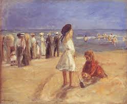 Strandleben 1916 Max Liebermann Kunstproduktion Impressionismus