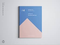 A4 Notebook Mockup A4 Notebook Mockup Psd Notebook