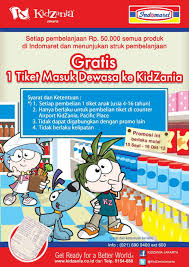 Promo Murah Hemat Dari Kidzaniajakarta Indomaret Co Id Produk Anak