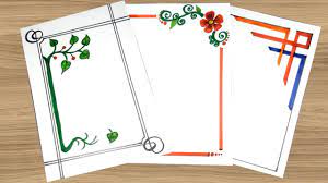 Check spelling or type a new query. Simple Border Designs On Paper Border Designs Project Work Designs Borders For Projects Youtube