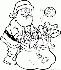 Christmas coloring book for adults. Pictures Of Santa Claus To Color Coloring Home
