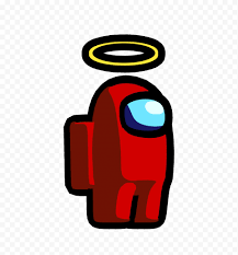 Hd Red Among Us Character Halo Hat Png In 2021 Png Character Art