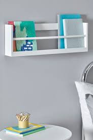 Bookcases, shelving and storage furniture. Buy Small White Wall Mounted Bookcase From The Fitforhealth Online Shop