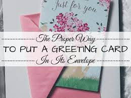 Well this simple to follow tutorial will 3 decorating your envelope. The Correct Way To Put A Greeting Card In An Envelope Holidappy