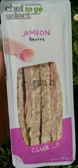 Jambon Beurre Chef Select To Go 145 G