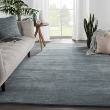 Shop Menzel Handmade Solid Gray Light Blue Area Rug Overstock 30244264