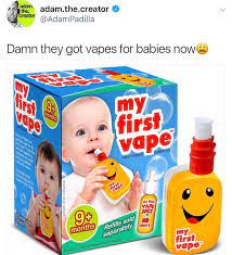 Vaping products are not marketed at children. The Truth Behind That Controversial My First Vape Baby Toy Interview With The Creator Ecigclick