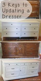 Interested in trying your hand at some diy furniture makeovers? 5 Keys To Updating A Dresser Painted Furniture Ideas Furniture Makeover Diy Furniture Makeover Bedroom Furniture Makeover